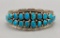 Sterling Silver and Turquoise Cluster Bracelet
