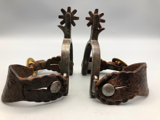 Old Pair of Wally Boone Spurs