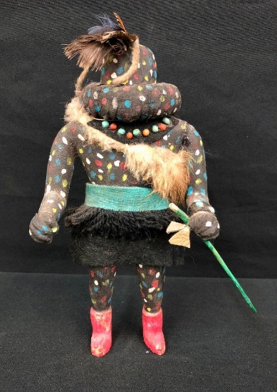 Mid Century Zuni Fire God Shulawitsi Kachina