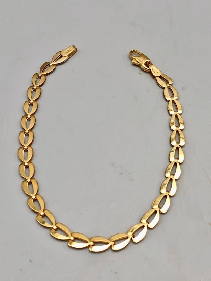 14k Gold Link Bracelet