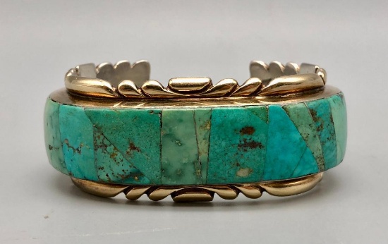 Wayne Quam 14k over Silver Bracelet
