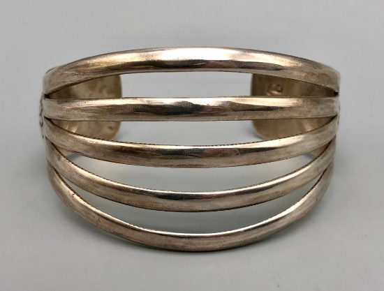 Sterling Silver Bracelet by Johnny Mike Begay
