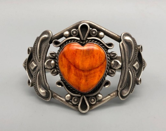 Heart Spiny Oyster Bracelet by Dean Sandoval