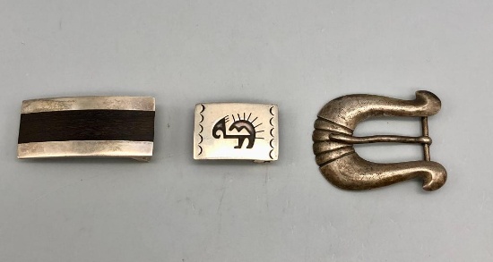 Three Vintage Buckles