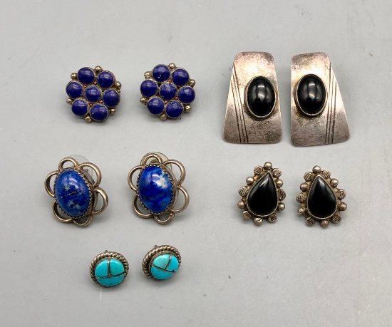 Group of Five Pairs of Earrings