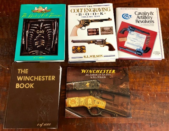 Group of Western Coffee Tables Books - Colt and Winchester