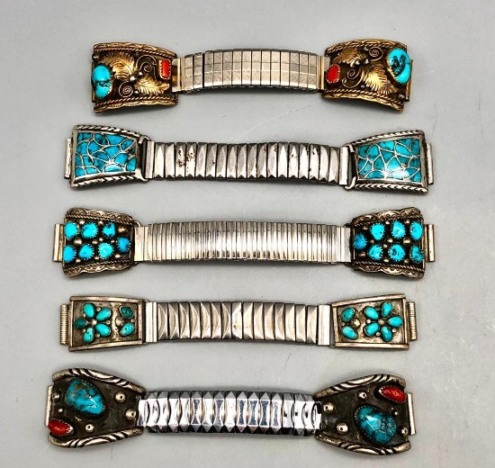 Group of Five Vintage Watch Tips