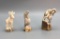 Three Zuni Fetishes Made from Antler