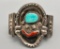 Vintage Turquoise and Coral Bracelet