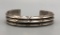 Triple Row Triangle Wire Bracelet