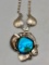 Turquoise and Bear Claw Necklace