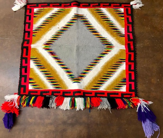 Vintage Navajo "Sunday" Saddle Blanket