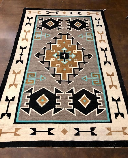 Very Large Vintage Navajo Textile