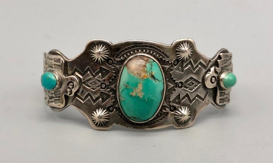 1930s-1940s Fred Harvey EraThunderbird Bracelet
