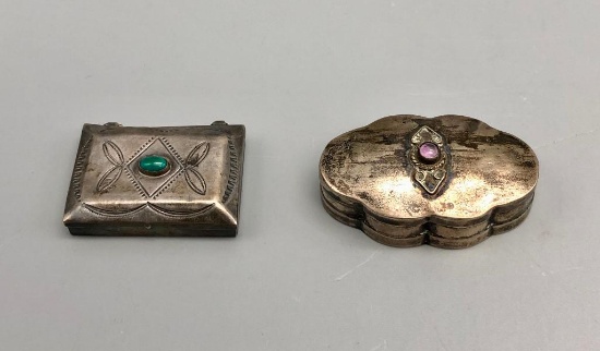 Two Vintage Sterling Silver Boxes