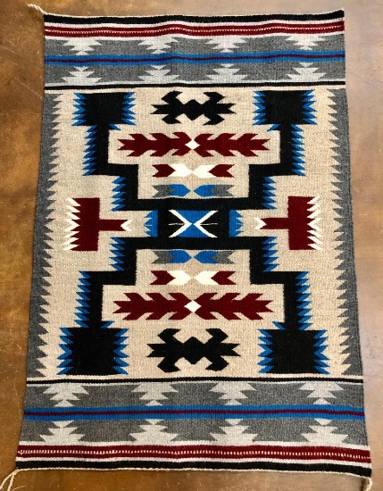Storm Pattern Navajo Textile