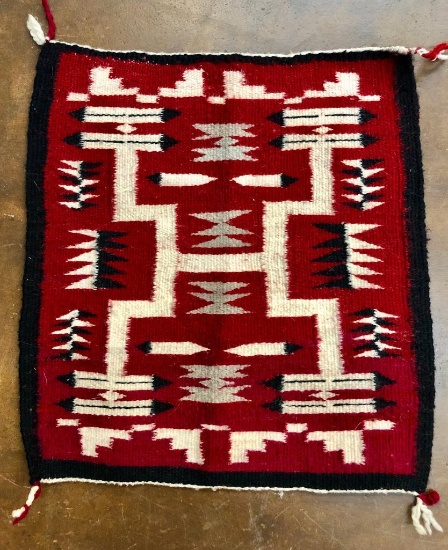 Small Size Ganado Storm Navajo Textile