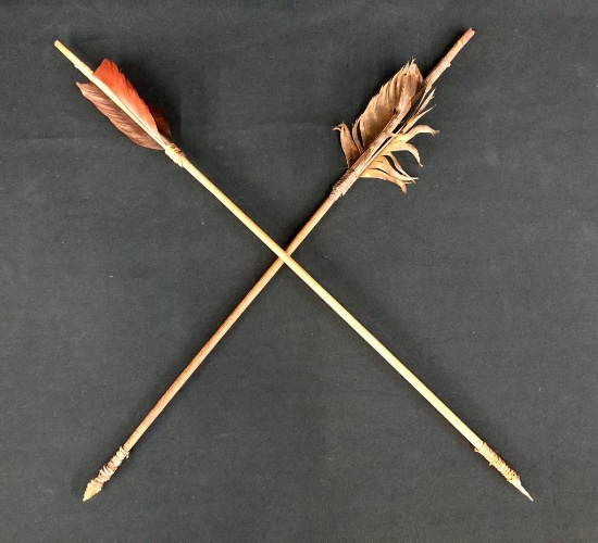 Two Antique Plains Arrows