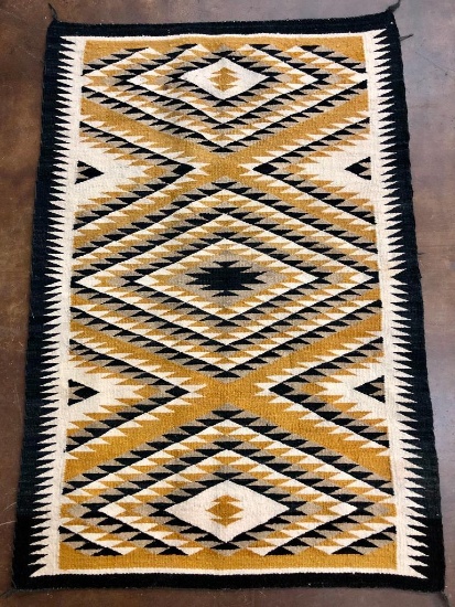 Vintage Eye Dazzler Navajo Weaving