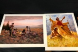Two Signed Howard Terpning Prints - One Limited Edition and One AP
