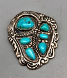 HORACE IULE Turquoise Pin/Pendant