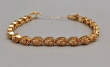 14k Gold and Diamond Tennis Bracelet
