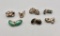 Seven Pairs Vintage Screw Back Earrings