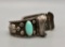 Turquoise and Sterling Silver Watch Cuff