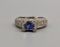 14k Gold Diamond and Tanzanite Ring