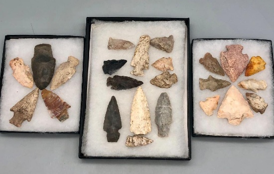 Framed Arrowhead Displays