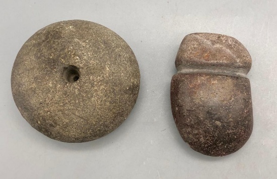 Two Fine Prehistoric Stone Artifacts