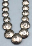 Sterling Silver Pillow Necklace