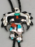 Charles and Maryann Poncho Inlay Bolo Tie