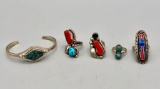 Four Rings and a Bracelet