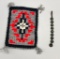 Mini Concho Belt and Navajo Rug
