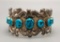 Vintage Seven Stone Sandcast Bracelet