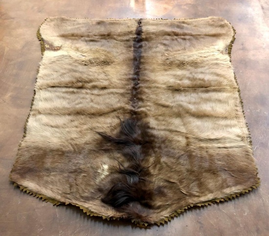 Old Horsehair Lap Blanket