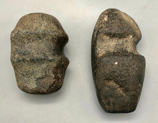 Two Prehistoric Stone Axe Heads