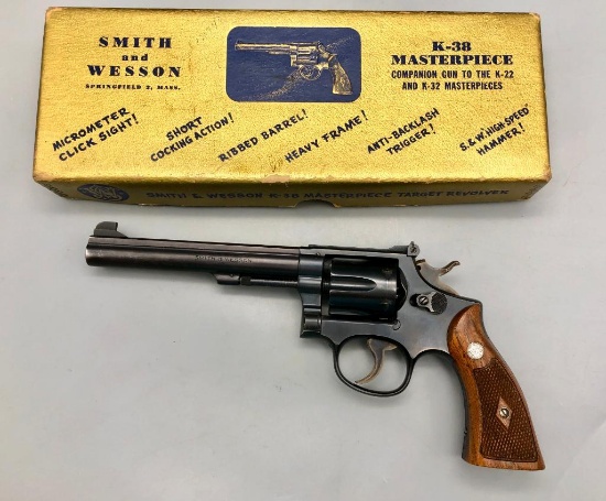 Smith&Wesson K-38 Masterpiece W/Box and Cleaning Kit