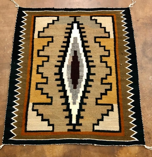 Vintage Hand-spun Navajo Textile