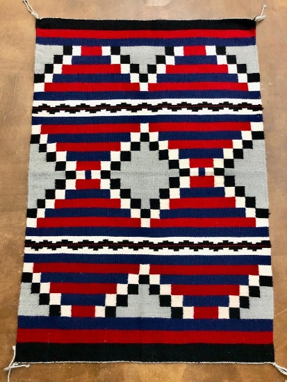Colorful, Busy Pattern, Navajo Textile