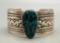 Turquoise and Sterling Silver Bracelet by Chris Hoskie