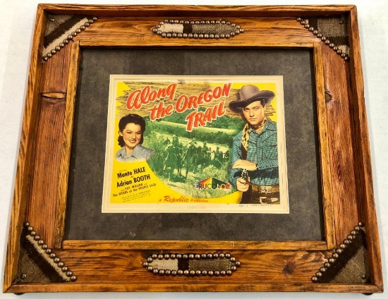 "Along The Oregon Trail" - 1947 Original Lobby Card