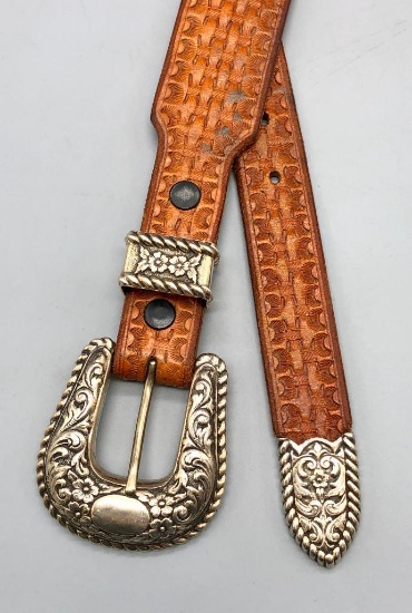Three Piece Belt Buckle Set by Bohlin