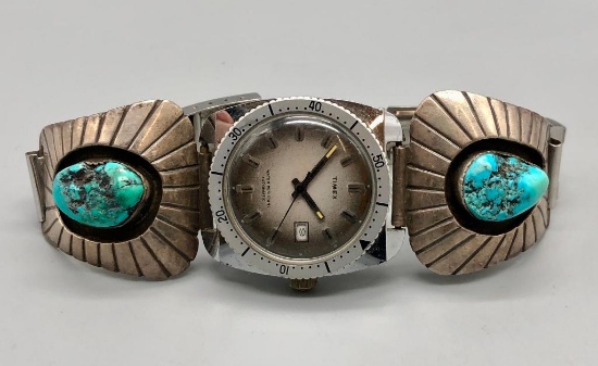 Navajo Watch Band by J.W. Begay