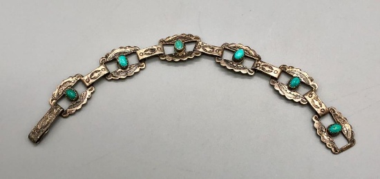 Fred Harvey Era Link Bracelet