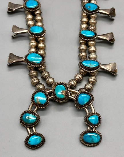 Vintage Squash Blossom Necklace