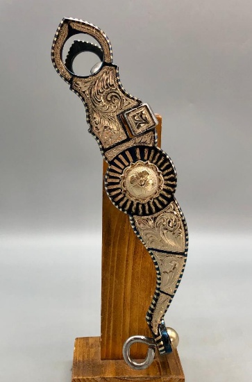 Silver Inlay Bit with Half-Breed Mouth