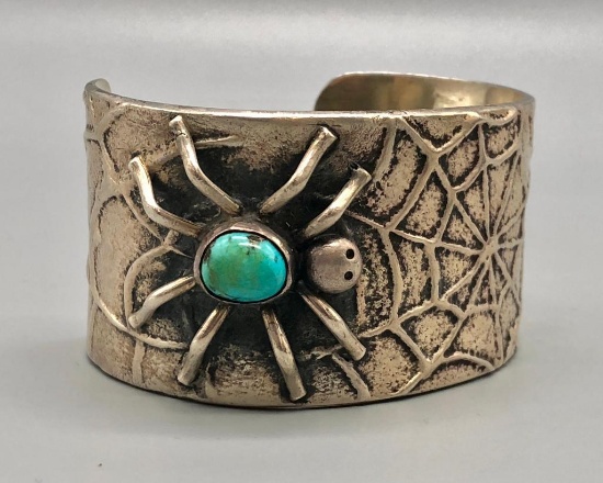 Unique Tufa Cast Spider Theme Bracelet