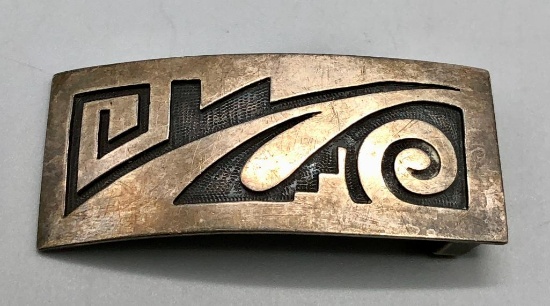 Lawrence Saufkie Hopi Belt Buckle